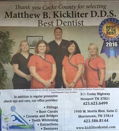 Kickliter Dental- Matthew B. Kickliter, DDS - General dentist in Newport, TN