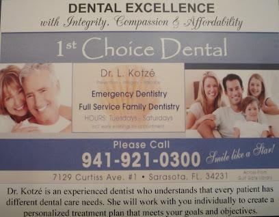 1st Choice Dental Sarasota - Cosmetic dentist, General dentist in Sarasota, FL